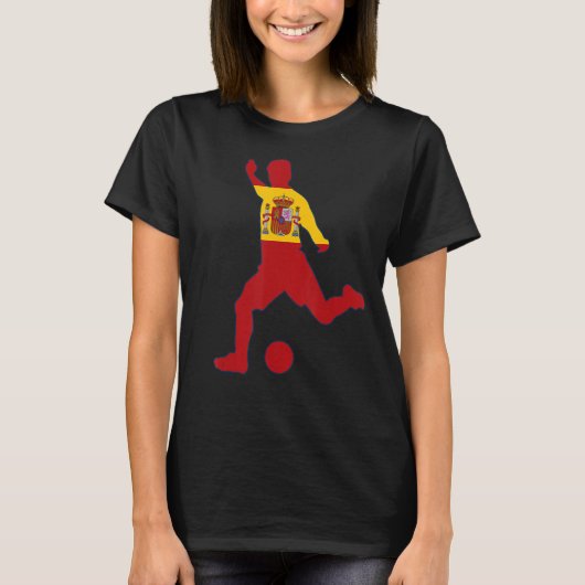 Espana Futbol Spanish Foo T-Shirt (Vorderseite)