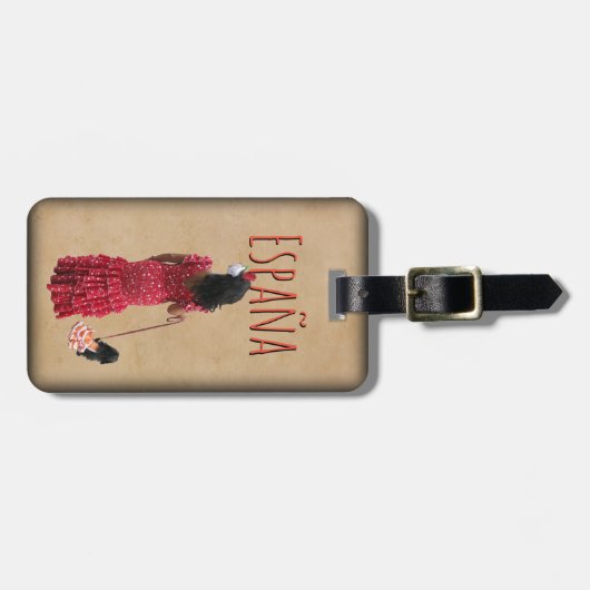 España Gepäckanhänger (Vorderseite horizontal)