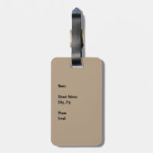 España Gepäckanhänger (Rückseite vertikal)