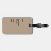 España Gepäckanhänger (Rückseite horizontal)