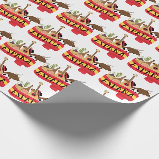 Espana Geschenkpapier (Ecke)