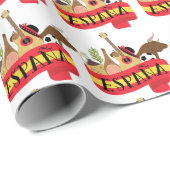 Espana Geschenkpapier (Rolleneckpunkt)