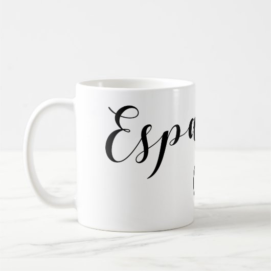 España Herzflagge Spanien Spanien Spanien Kaffeetasse (Links)