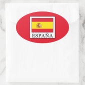 España Ovaler Aufkleber (Tasche)