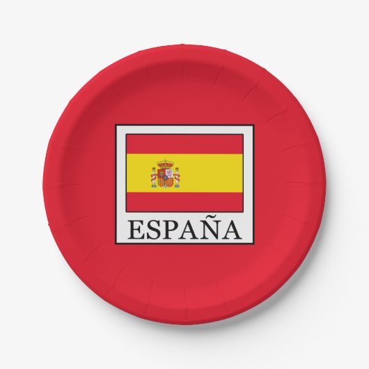 España Pappteller (Vorderseite)