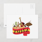 Espana Postkarte (Vorne/Hinten)