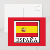 España Postkarte (Vorne/Hinten)