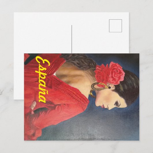 España Postkarte (Vorne/Hinten)