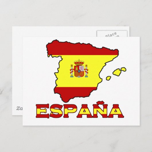 España Postkarte (Vorne/Hinten)