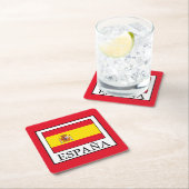 España Rechteckiger Pappuntersetzer (Vor Ort)