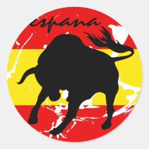 Espana Runder Aufkleber