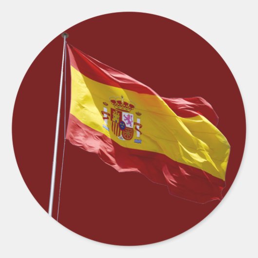Espana Runder Aufkleber (Vorderseite)