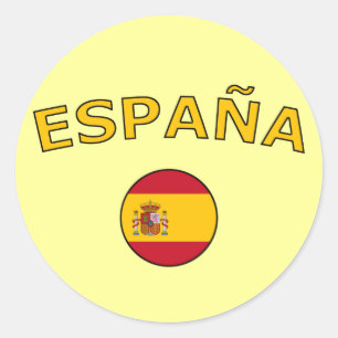 Espana Runder Aufkleber
