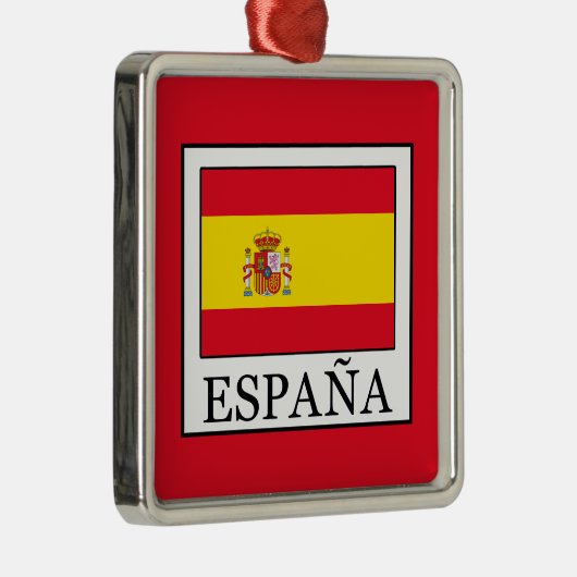España Silbernes Ornament (Rechts)