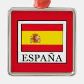 España Silbernes Ornament (Vorne)