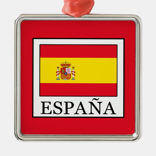 España Silbernes Ornament (Vorne)