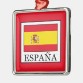 España Silbernes Ornament (Links)