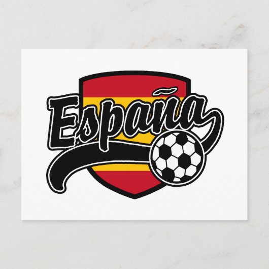 Espana Soccer Postkarte (Vorderseite)