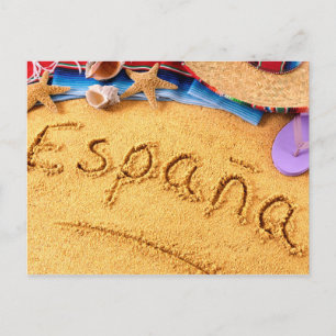 España Spain Beach Postcard Postkarte