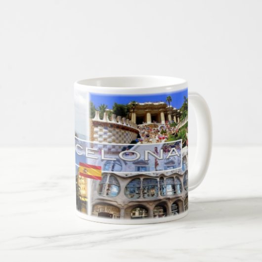 Espana - Spanien - Barcelona Kaffeetasse (VorderseiteRechts)