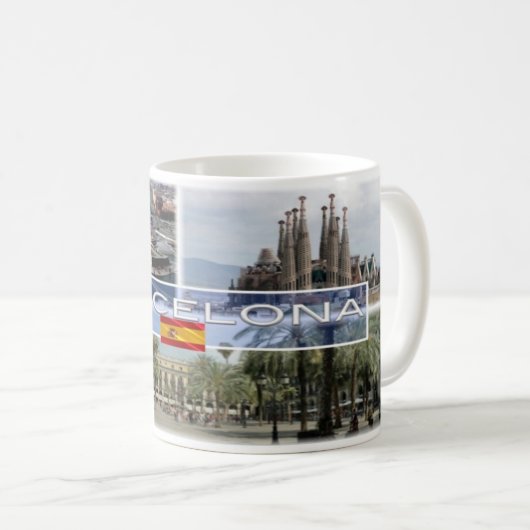 Espana - Spanien - Barcelona Kaffeetasse (VorderseiteRechts)