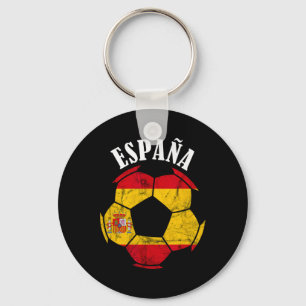 Espana Spanien Flagge Spanien Fußballspieler Spani Schlüsselanhänger