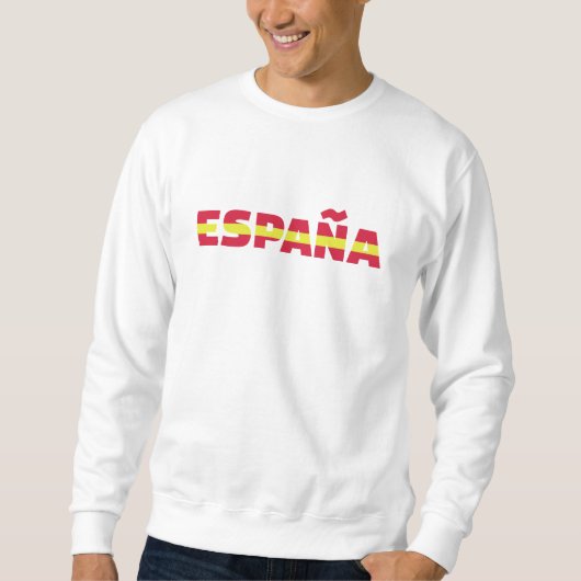 España Spanien Flagge Sweatshirt (Vorderseite)
