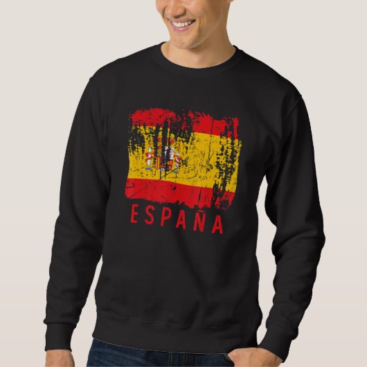 Espana Spanien Flaggenroots Sweatshirt (Vorderseite)