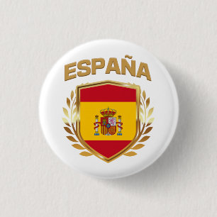 Espana-Spanien-Flaggenschild Button