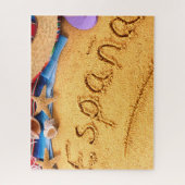 España Spanien Strand-Fotopuzzlespiel Puzzle (Vertikal)