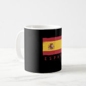 España Spanische Flagge Spanien Vintages Geschenk  Kaffeetasse (Vorderseite Links)