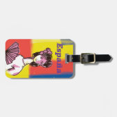 España, spanisches Urlaubsposter. Gepäckanhänger (Vorderseite horizontal)