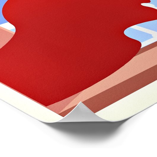 Espana Travel Poster, Flamenco Dancer, Poster (Ecke)