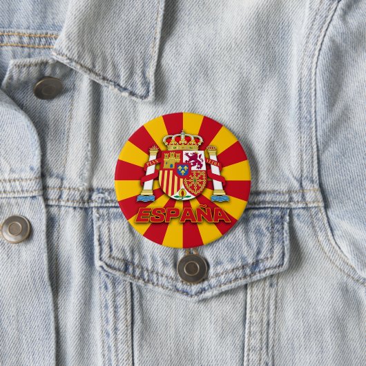 Espana-Wappen Button (Beispiel)