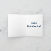 ESPAÑOL / Caca de Oro ~ Tarjeta / Invitación Einladung (Innenseite)