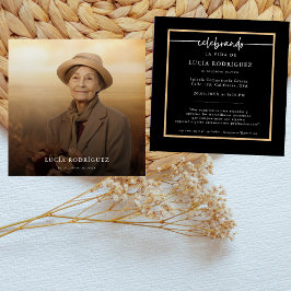 Espanol-Gedenkdienst | Spanisches Foto Beerdigung Einladung