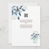 Espanol Invitación de Boda Summer Floral Wedding I Einladung (Rückseite)