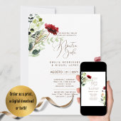 Espanol Invitación de Boda Summer Floral Wedding I Einladung