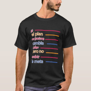 Espanol Motivierend Zitat Playera Inspiration S T-Shirt