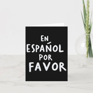 Espanol Pour Gefallen Spanischer Lehrer 1 Karte