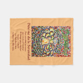 Español Serenity Gedicht Angel Fleece Blankes (Vorderseite (Horizontal))