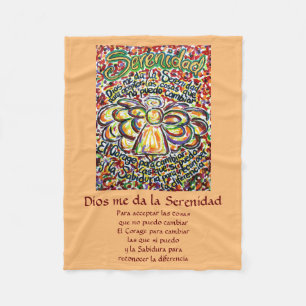 Español Serenity Gedicht Angel Fleece Blankes