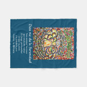 Español Serenity Gedicht Angel Fleece Blanket (Vorderseite (Horizontal))