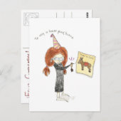 ESPAÑOL Tarjeta De Cumpleaños - Burro Postkarte (Vorne/Hinten)