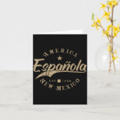 Española Nm _ New Mexico Karte (Gelbe Blume)