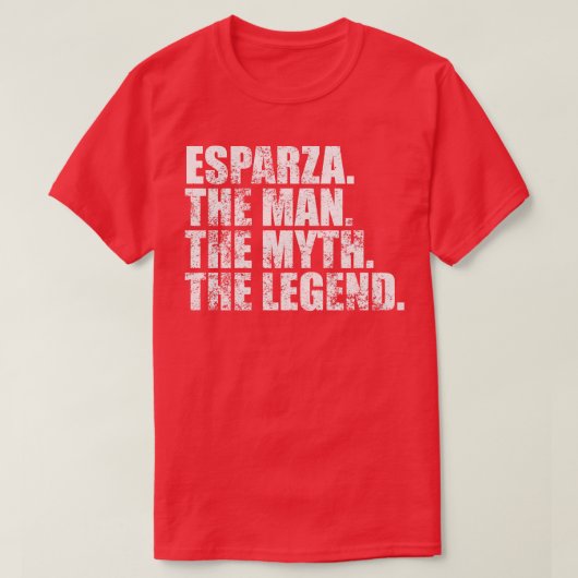 Esparza Esparza Familienname Esparza Nachname Espa T-Shirt (Design vorne)