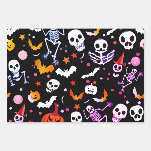 Especial Halloween Geschenkpapier Set (Vorderseite 2)