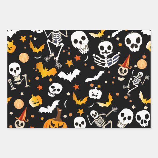 Especial Halloween Geschenkpapier Set (Vorderseite)