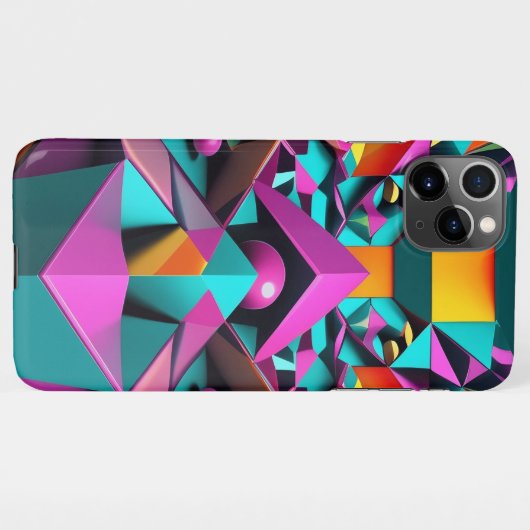 Espejismo Geométrico iPhone Hülle (Rückseite (Horizontal))