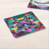 Espejismo Geométrico Rechteckiger Pappuntersetzer (angewinkelt)